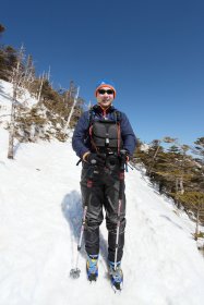 坪庭へ向けて下山中