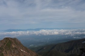 赤岳山頂から