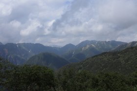 中山、大天井、野口五郎岳