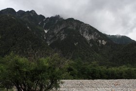 明神岳と穂高