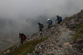 飛騨乗越方面から下山 1