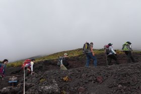 五合目から登山開始