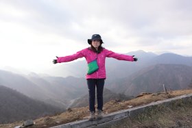 塔ノ岳山頂にて