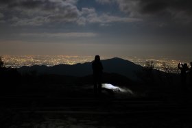 秦野市街の夜景