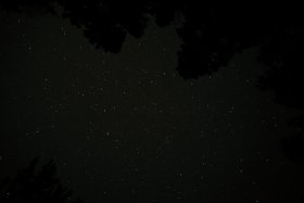 槍沢ロッジの星空