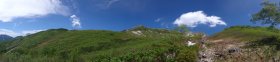 飛騨沢の登り