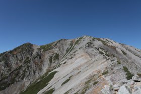 別山を見上げて