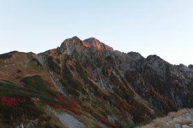 朝焼けの剱岳