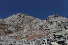 涸沢岳の南西尾根