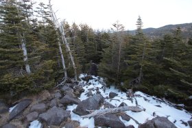 丸山から高見石小屋へ