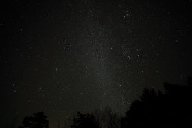 天の川と木星