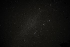 天の川と昴とオリオン、シリウス