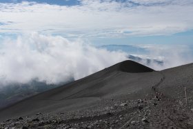 宝永山への分岐