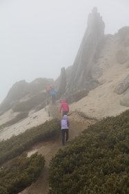 燕岳へ向けて