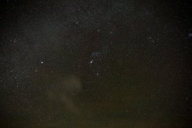 オリオン座とシリウス