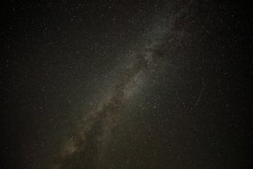 天の川とペルセウス座流星群
