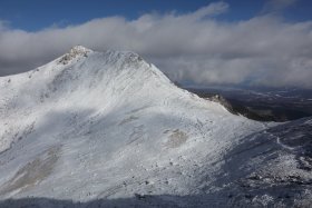 天狗岳までの稜線