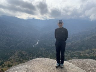 太鼓岩にて