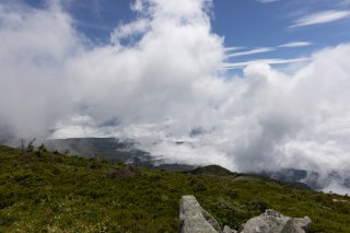 大日岳山頂からのアルペンルート