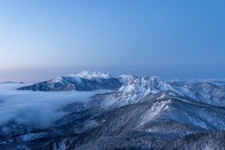 焼岳と乗鞍岳