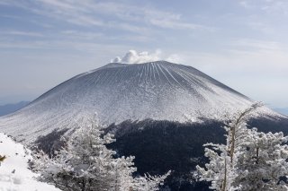 樹氷と浅間山