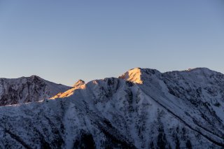 木曽駒ケ岳と宝剣岳