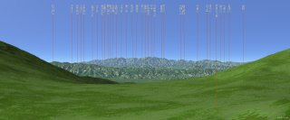 高見石から中央アルプス