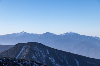 仙丈ケ岳、甲斐駒ヶ岳、北岳
