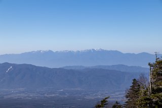 木曽駒ヶ岳と中央アルプス