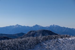 仙丈ケ岳、甲斐駒ヶ岳、北岳