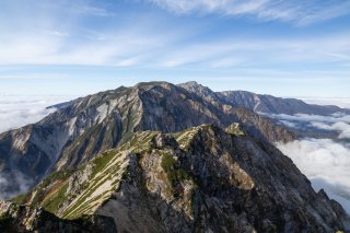 第一峰、第二峰、第三峰、不帰嶮